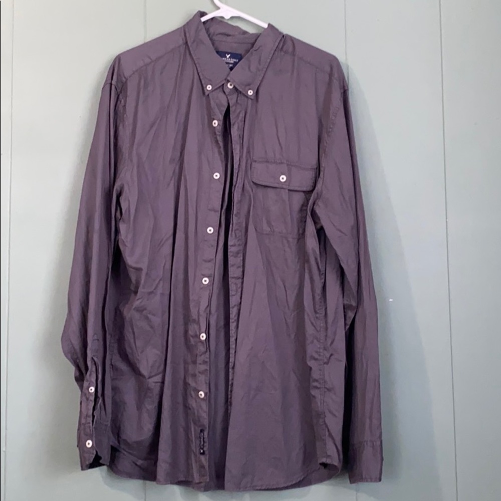 Men’s long sleeve button up
